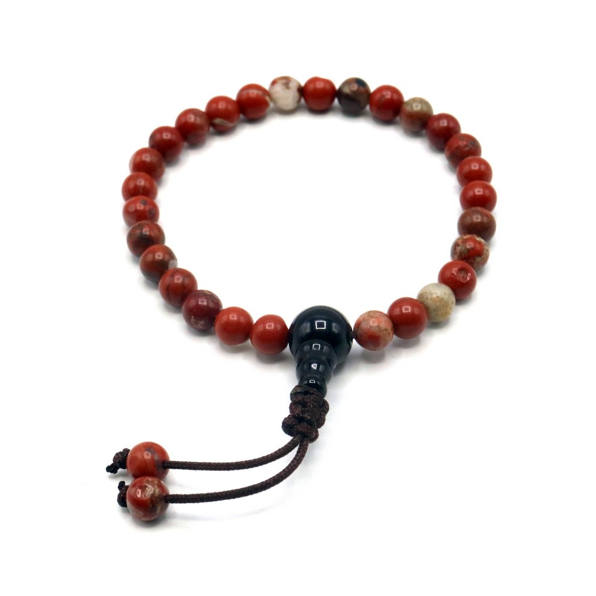 Acquista Mala Da Polso Diaspro Rosso 6 mm su Karmashop.it Acquista Mala Da Polso Diaspro Rosso 6 mm su Karmashop.it