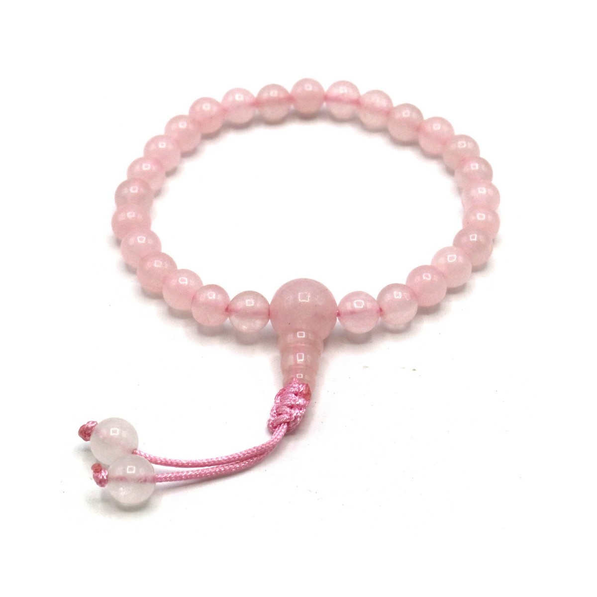 Acquista Mala Da Polso Quarzo rosa 6 mm su Karmashop.it
