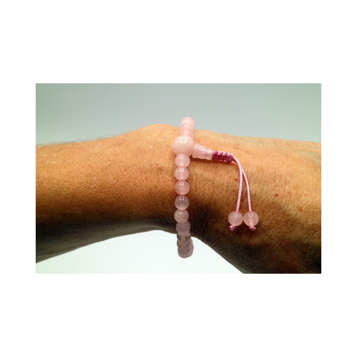 Acquista Mala Da Polso Quarzo rosa 6 mm su Karmashop.it