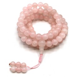 Acquista Mala 108 grani Quarzo Rosa su Karmashop.it Acquista Mala 108 grani Quarzo Rosa su Karmashop.it