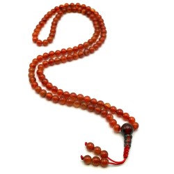 Acquista Mala 108 grani Corniola rossa piccola con grano da 6 mm su Ka Acquista Mala 108 grani Corniola rossa piccola con grano da 6 mm su Ka