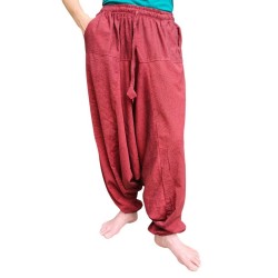 Acquista Pantaloni Arabi Simple bordeaux Unisex su Karmashop.it