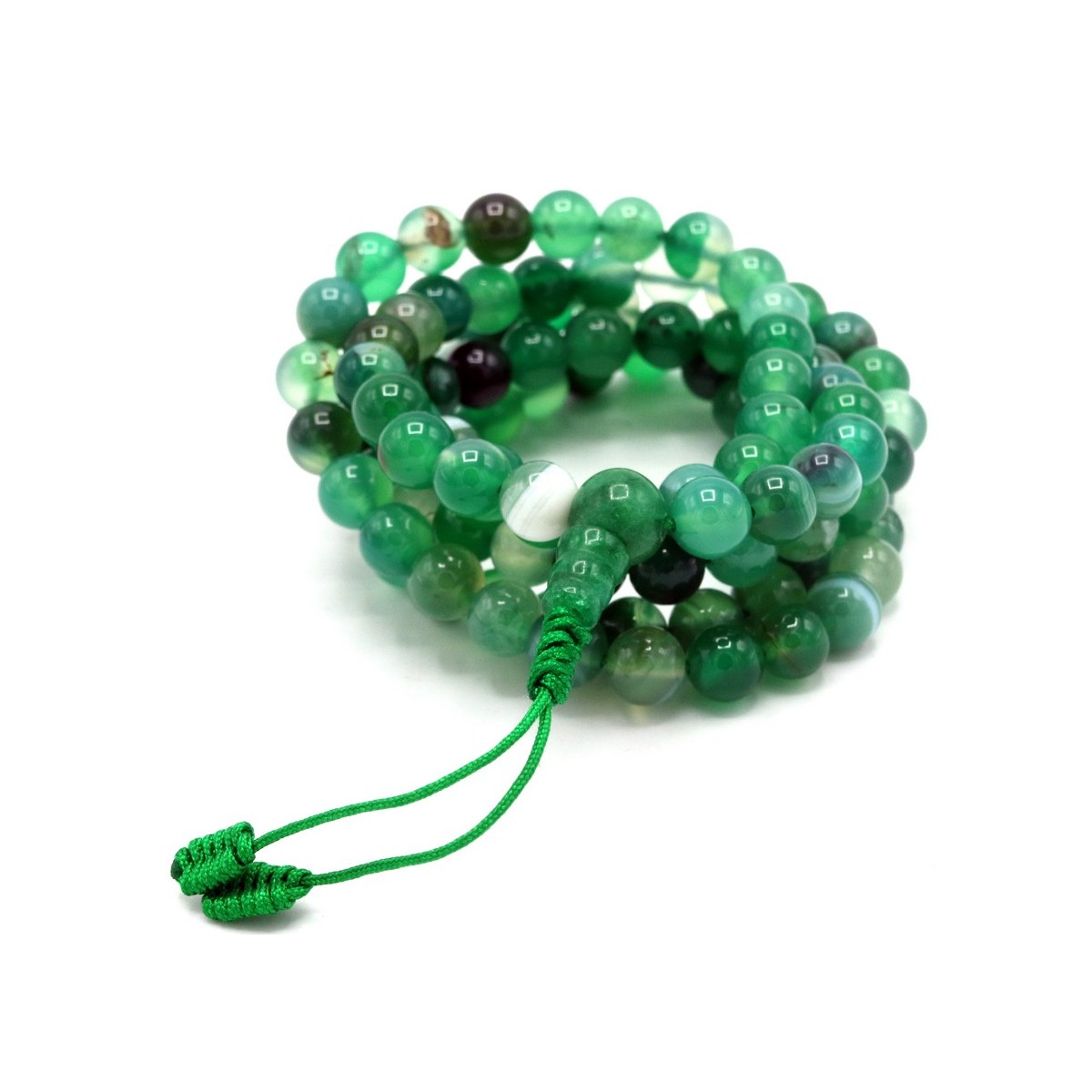 Acquista Mala 108 Agata Verde su Karmashop.