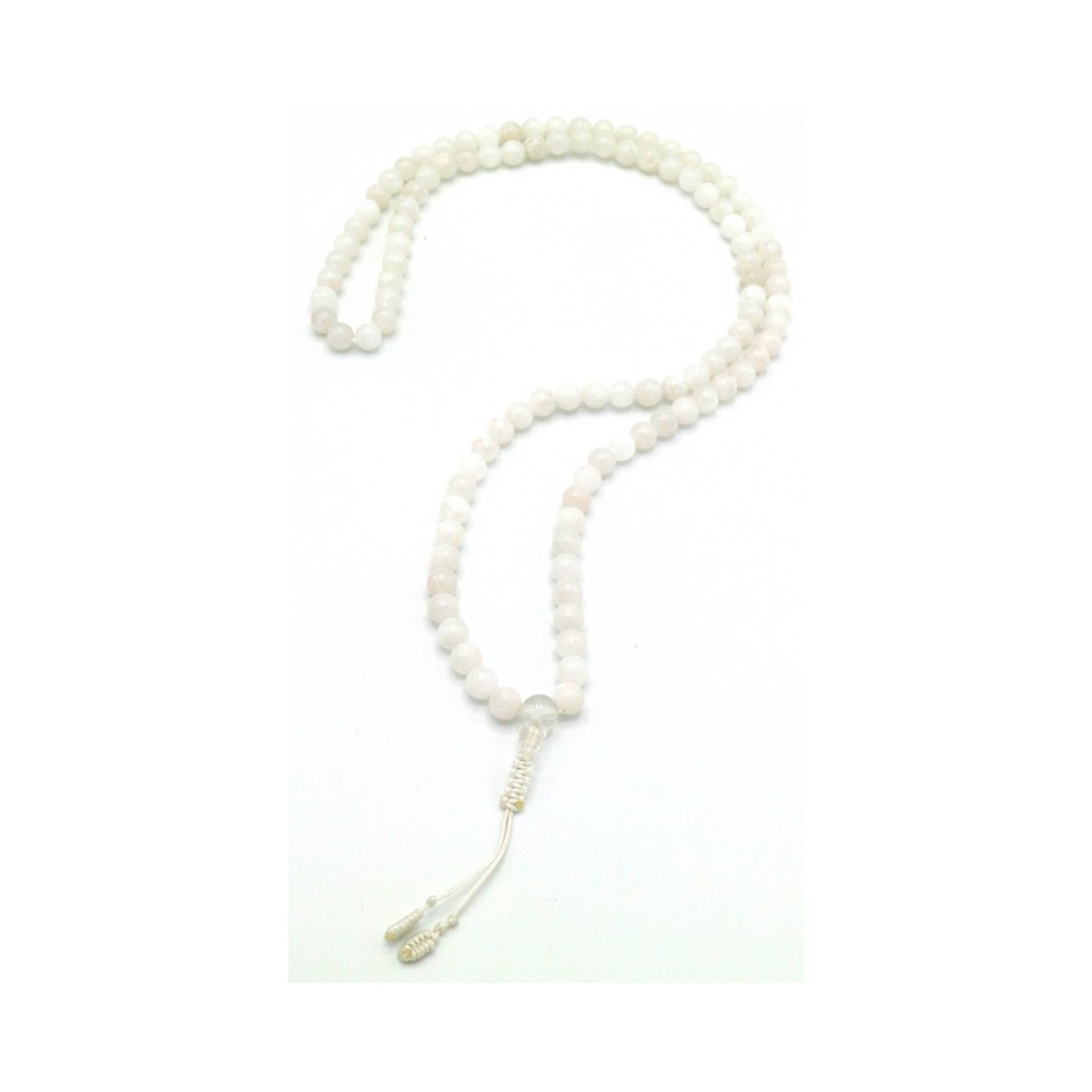 Acquista Mala 108 grani Pietra di Luna su Karmashop.it