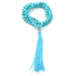 Acquista Mala 108 Grani turchese con grano da 6 mm su Karmashop.