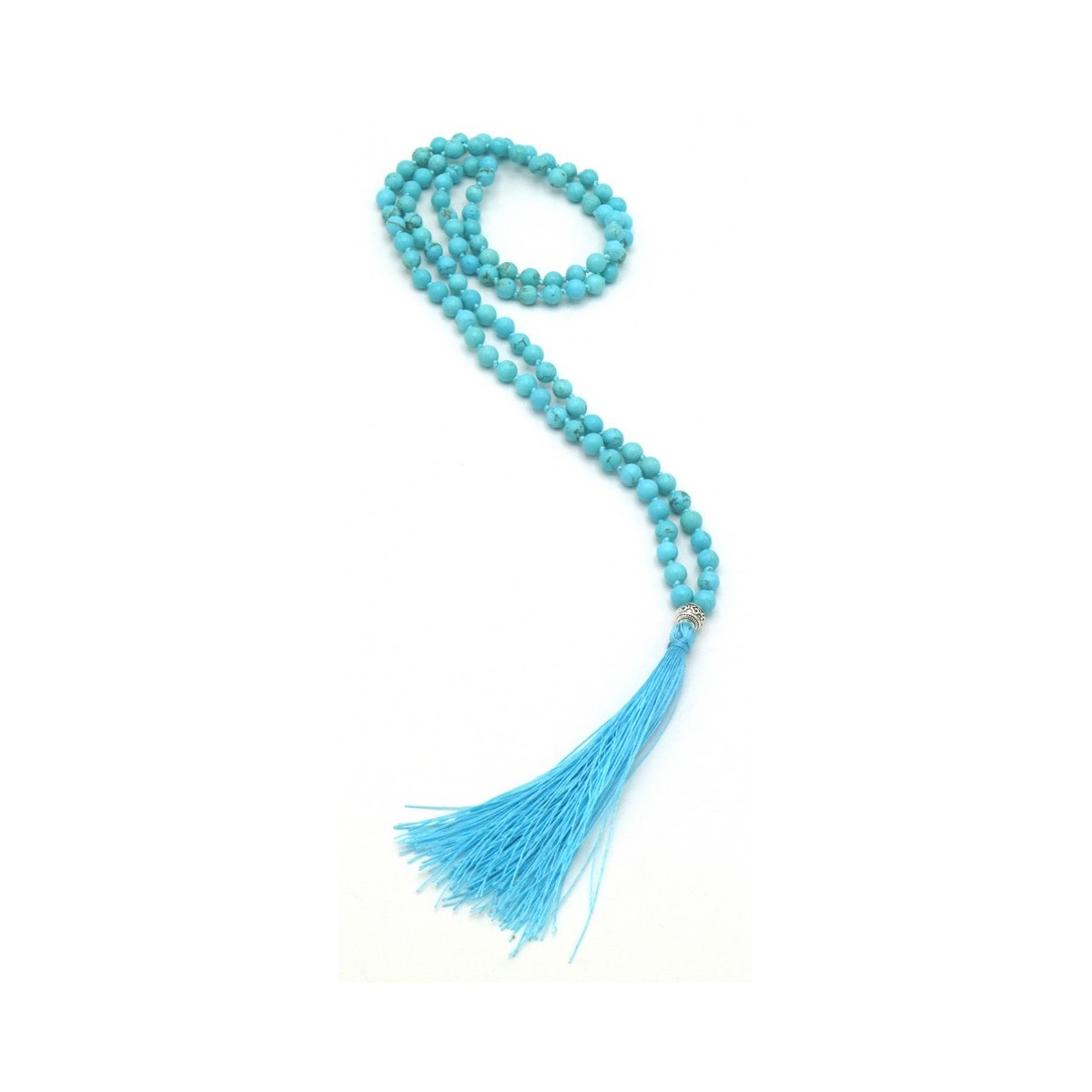 Acquista Mala 108 Grani turchese con grano da 6 mm su Karmashop.