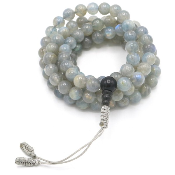 Acquista Mala 108 grani Labradorite su Karmashop.it