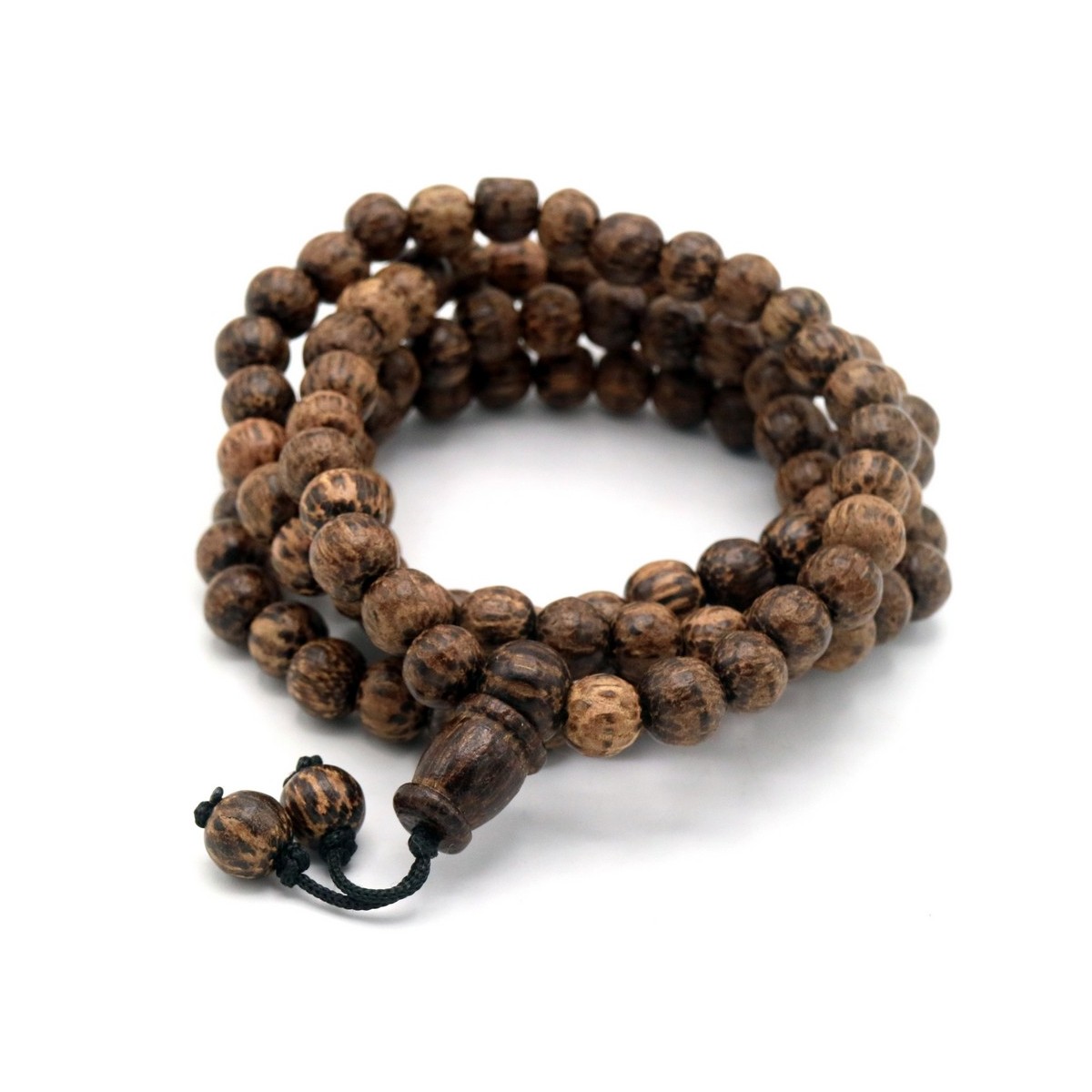 Acquista Mala 108 grani semi di cocco guru su Karmashop.