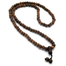 Acquista Mala 108 grani semi di cocco guru su Karmashop.