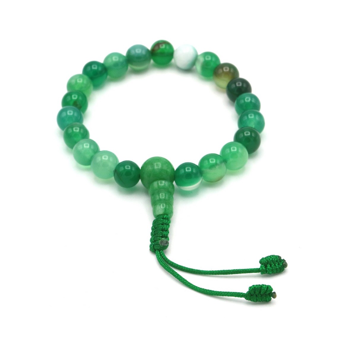 Acquista Mala da polso Agata verde su Karmashop.it