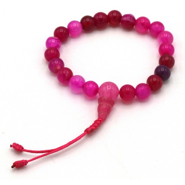 Acquista Mala da polso Agata rosa su Karmashop.it