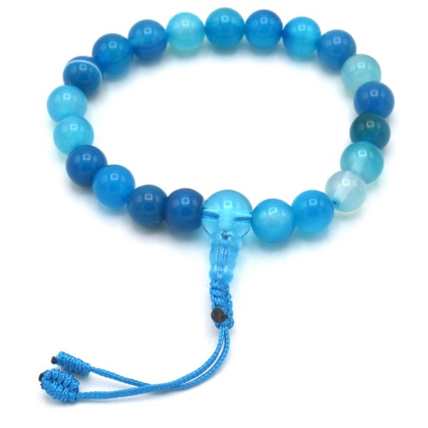 Acquista Mala da polso Agata blu su Karmashop.it