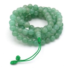 Acquista Mala 108 grani Avventurina su Karmashop.it