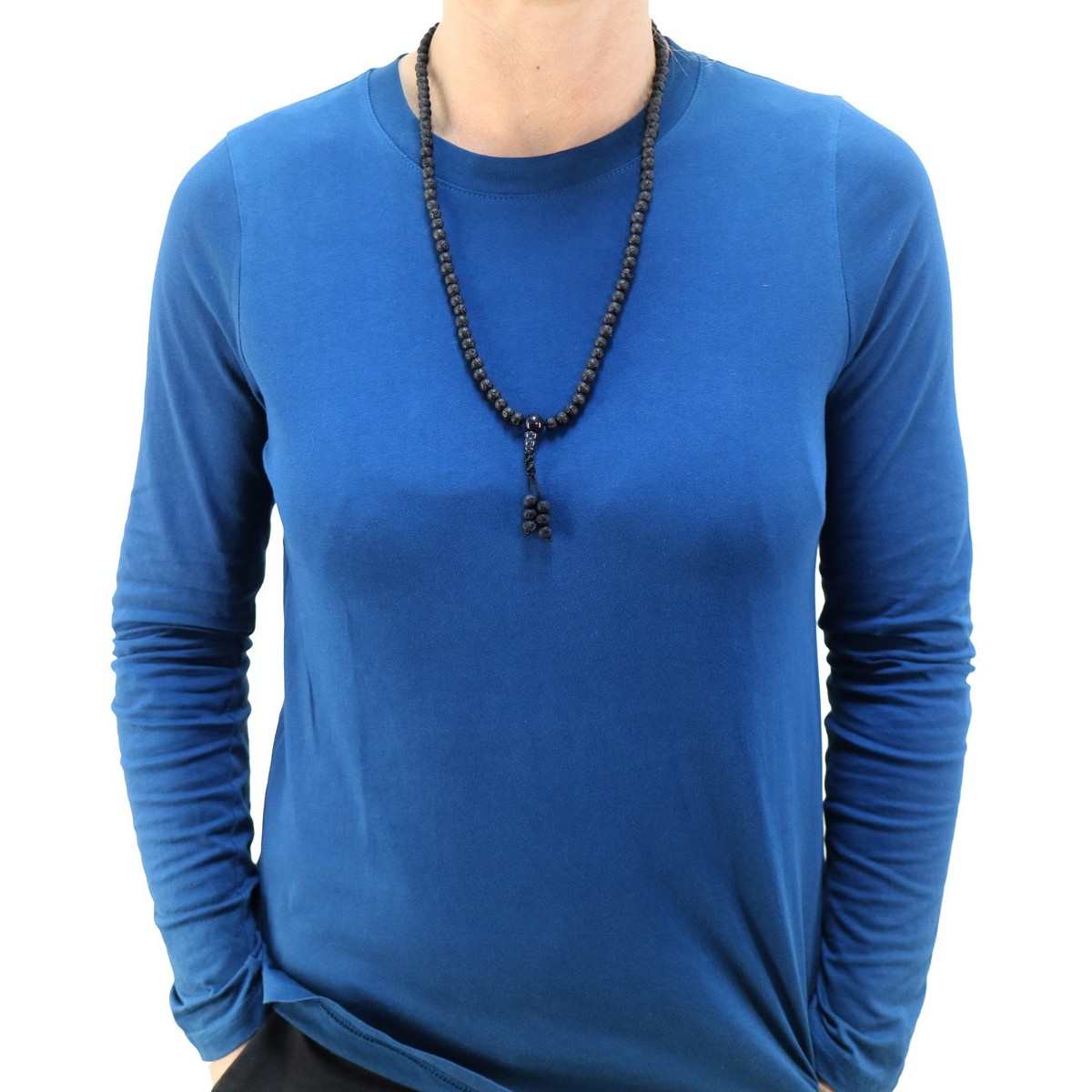 Mala 108 grani in Pietra Lavica Piccolo