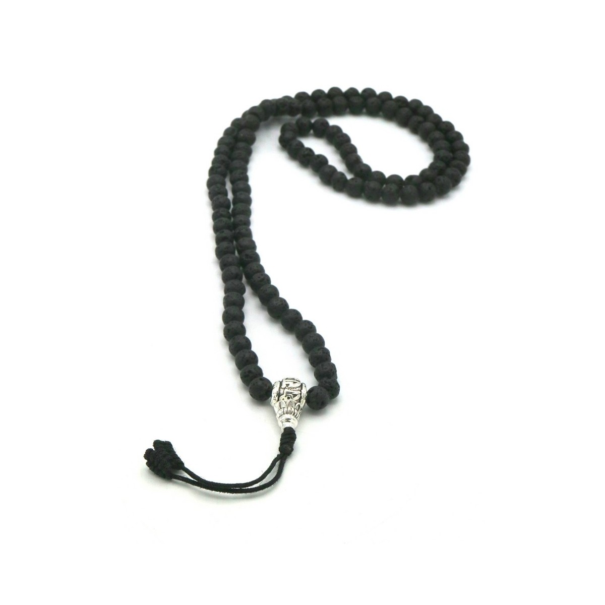 Acquista Mala 108 grani Pietra Lavica con grano da 6 mm su Karmashop.i
