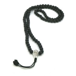 Acquista Mala 108 grani Pietra Lavica con grano da 6 mm su Karmashop.i