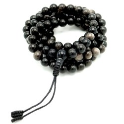 Acquista Mala 108 grani Ossidiana su Karmashop.it