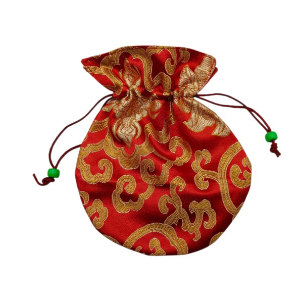 Acquista Sacchettino in broccato rosso su Karmashop.it