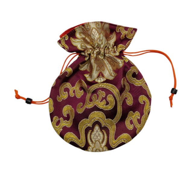 Acquista Sacchettino in broccato giallo su Karmashop.it