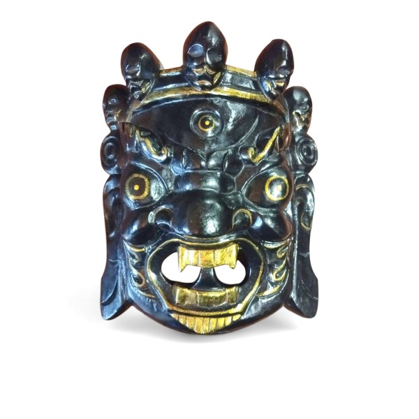 Acquista Maschera Mahakala nera Piccola su Karmashop.it