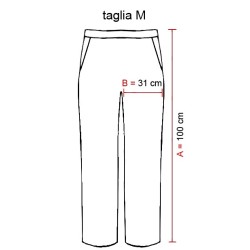 Pantalone uomo righe