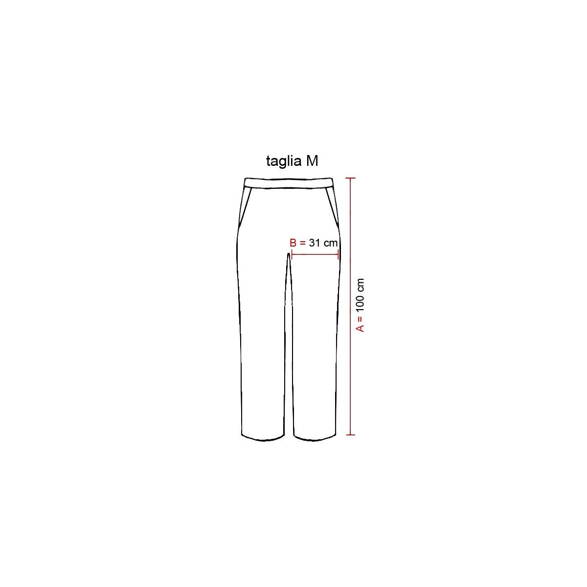 Pantalone uomo righe