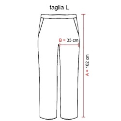 Pantalone uomo righe