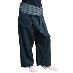 Acquista Pantaloni Thai neri su Karmashop.it