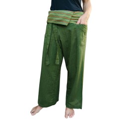 Acquista Pantaloni Thai verde su Karmashop.it