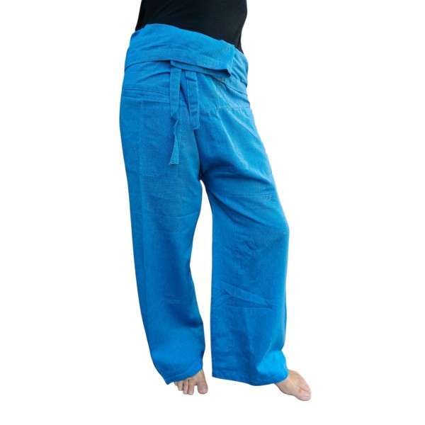Acquista Pantaloni Thai turchesi su Karmashop.it