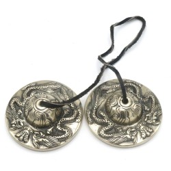 Cimbali decorati con Drago Tibetano