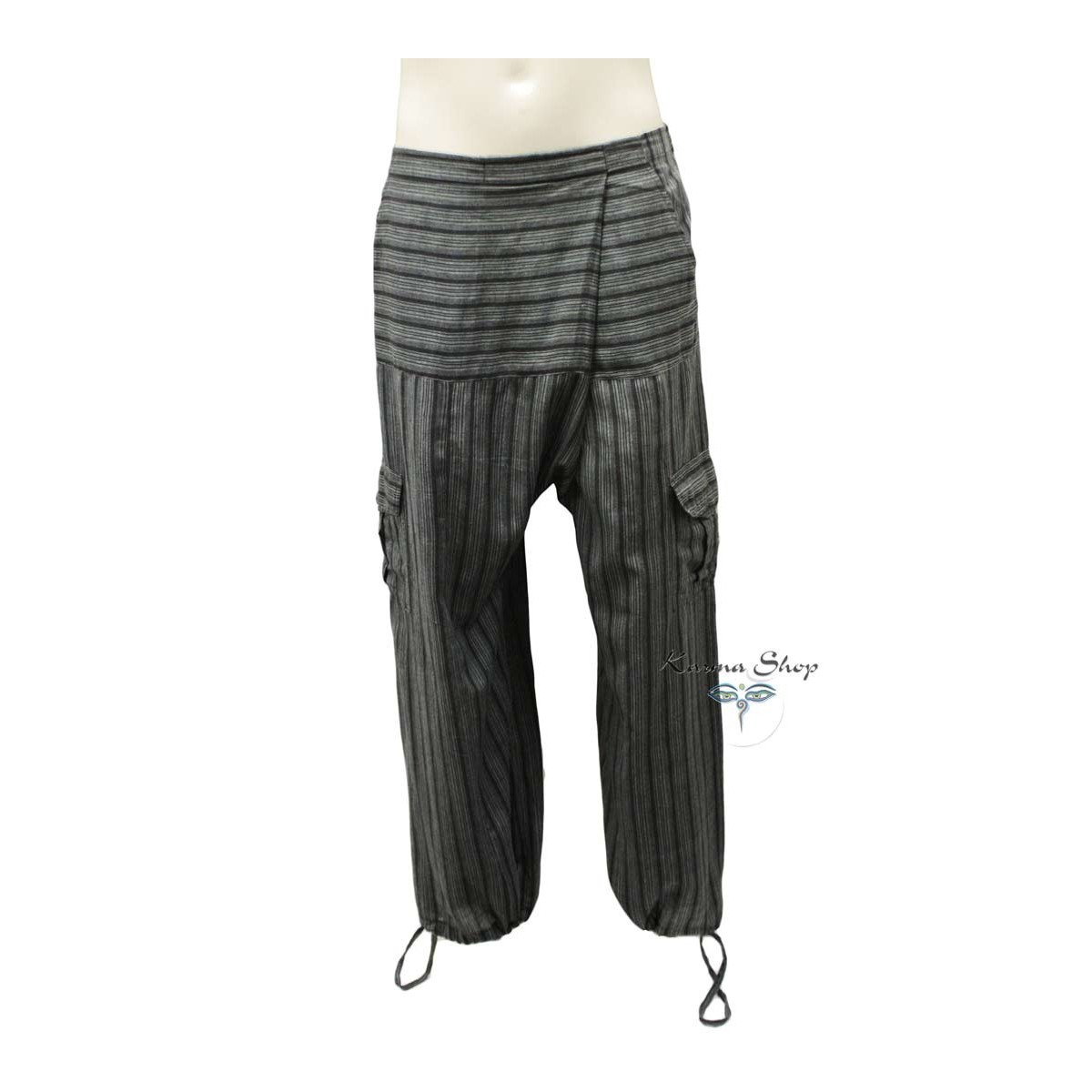 pantaloni con laccio in vita uomo