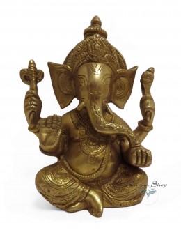 Statua Metallo Ganesh grande
