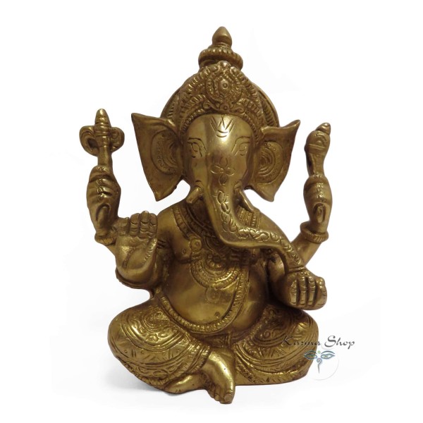 Statua Metallo Ganesh Grande