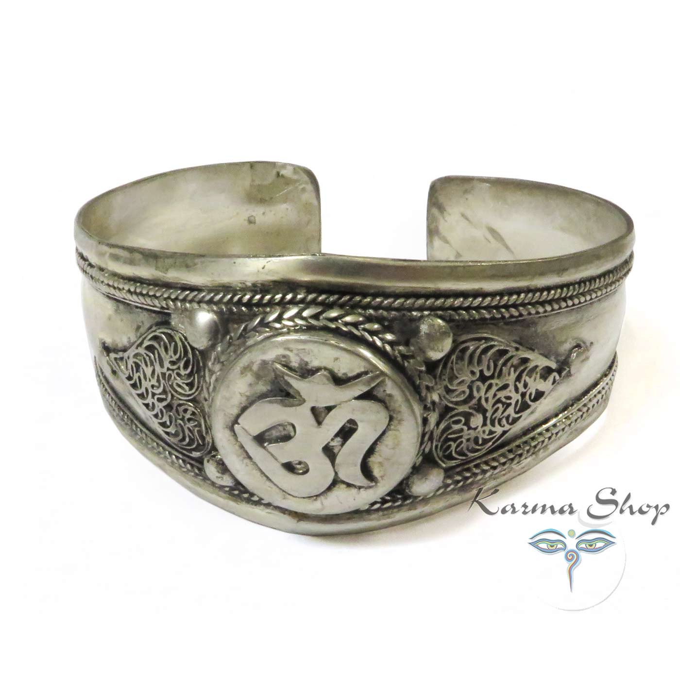 braccialetto mantra gioiello da meditazione ottimo regalo di ispirazione positiva Bracciale in acciaio inox con simbolo OM per donne e uomini 