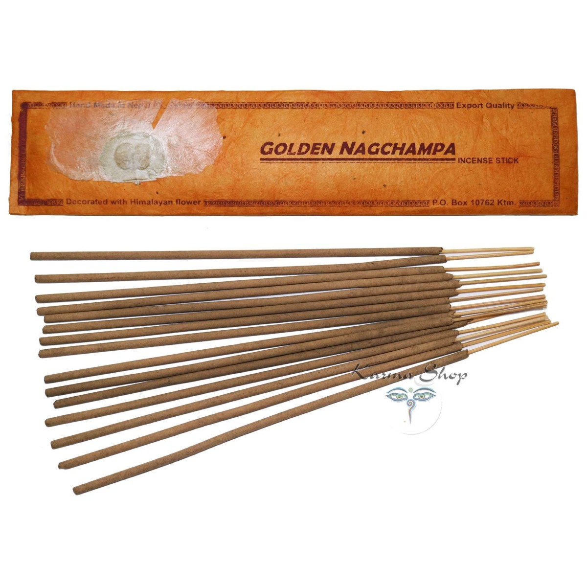 Incenso 100% Natural Flowers Golden Nagchampa