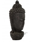 Testa di Buddha in legno