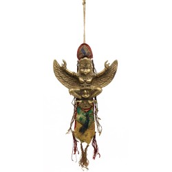Talismano di Garuda grande in bronzo