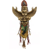Talismano di Garuda grande in bronzo