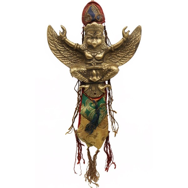 Talismano di Garuda grande in bronzo