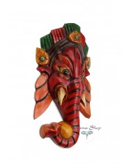 Maschera Ganesh rossa media