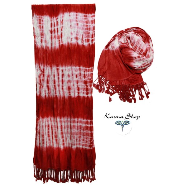 Foulard Goffrato Rosso