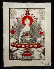 Stampa Buddha Shakyamuni su carta di riso