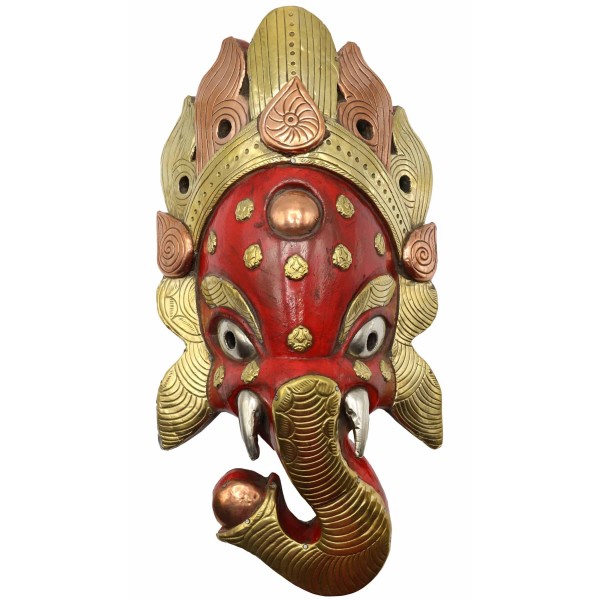 Maschera Ganesh Metallo
