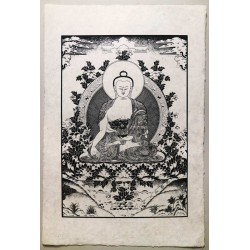 Poster Carta Di Riso Buddha della Medicina