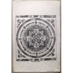 Poster Carta Di Riso Kalachakra Mandala