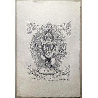 Poster Carta Di Riso Ganesh
