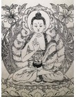 Poster Carta Di Riso Buddha Amoghasiddhi
