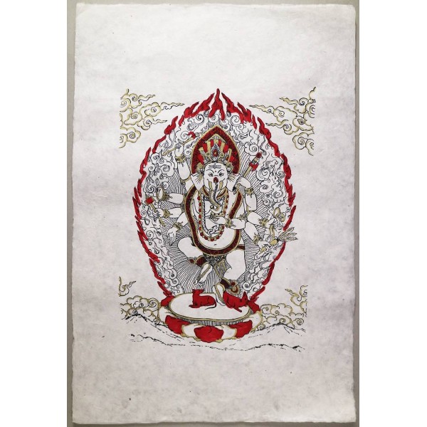 Poster Carta Di Riso Ganesh