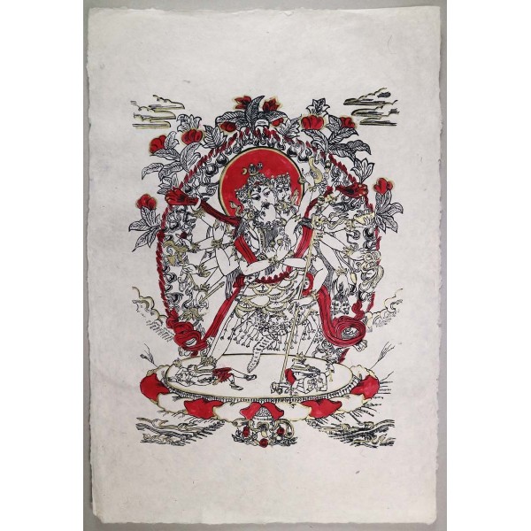 Poster Carta Di Riso Samantabhadra